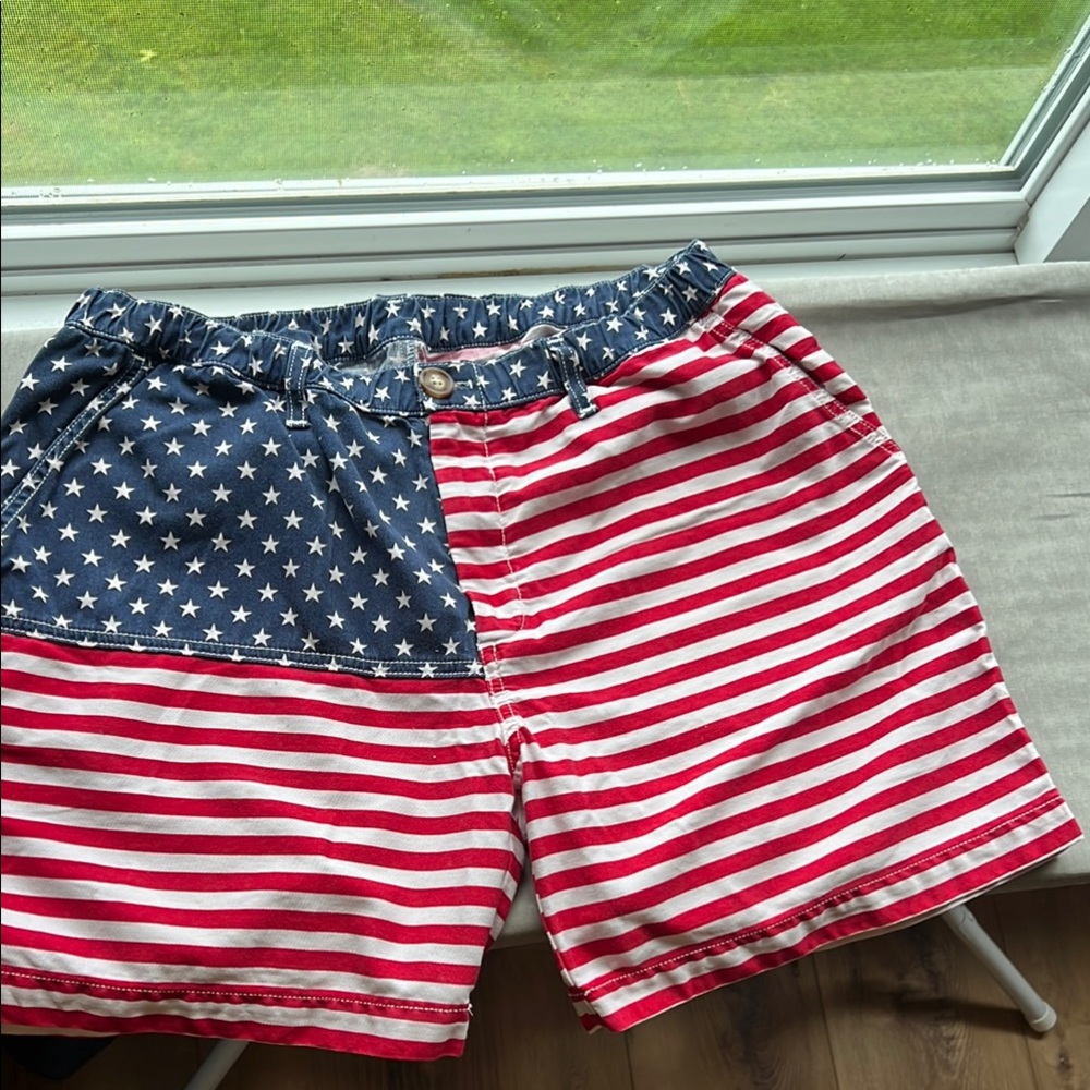 Chubbies Red,White and Blue Shorts American Flag Style